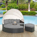 Sojourn Outdoor Patio Sunbrella® Daybed by Modway - specifications diagram