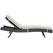 Summon Outdoor Patio Sunbrella® Chaise - in lifestyle setting