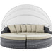 Summon Canopy Outdoor Patio Sunbrella® Daybed by Modway - back view