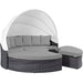 Summon Canopy Outdoor Patio Sunbrella® Daybed by Modway - lifestyle in-use