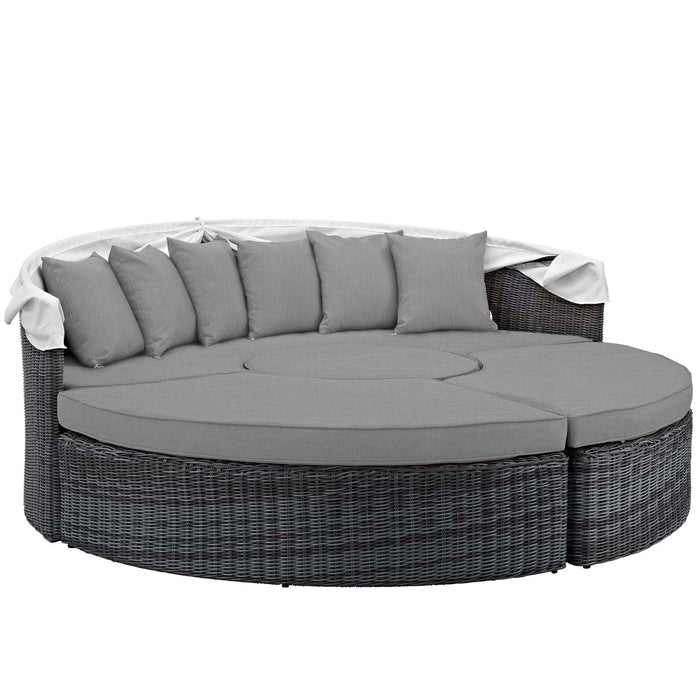 Summon Canopy Outdoor Patio Sunbrella® Daybed by Modway - feature highlight