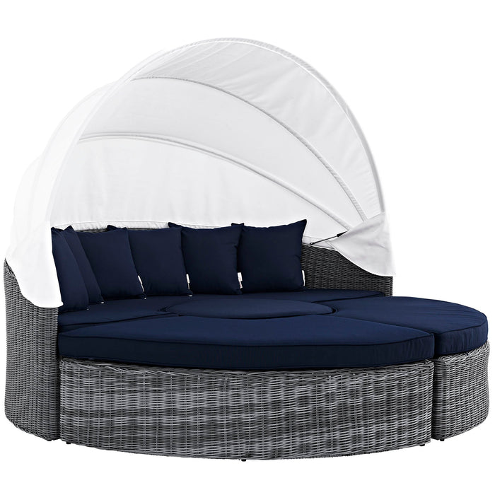 Summon Canopy Outdoor Patio Sunbrella® Daybed by Modway - control panel detail