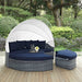 Summon Canopy Outdoor Patio Sunbrella® Daybed by Modway - interior view