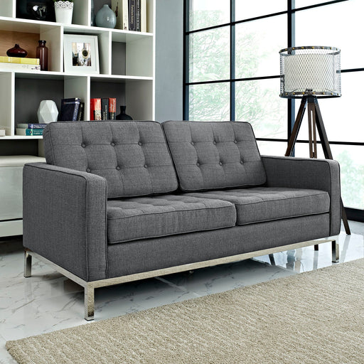 Loft Upholstered Fabric Loveseat - Modway \living\loveseats