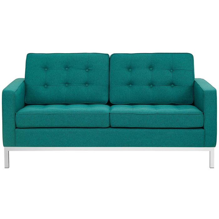 Loft Upholstered Fabric Loveseat - view 8