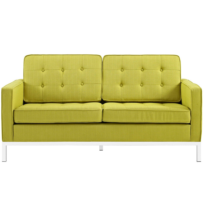 Loft Upholstered Fabric Loveseat - view 12