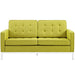 Loft Upholstered Fabric Loveseat - view 12