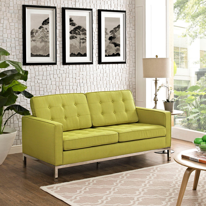 Loft Upholstered Fabric Loveseat - view 9