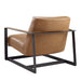 Modway Seg Vegan Leather Accent Chair Living Room Furniture - Lifestyle View