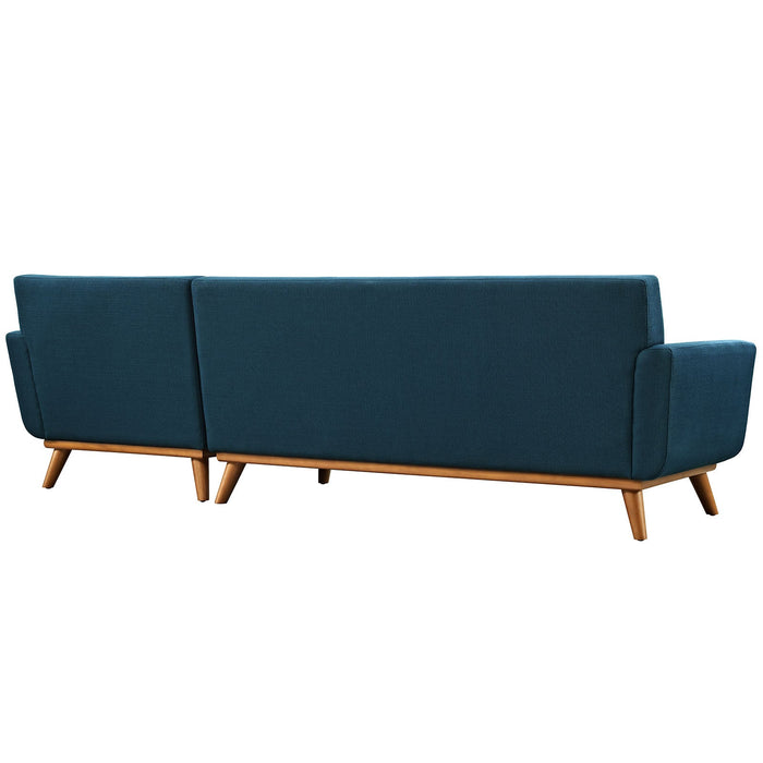 Engage Right-Facing Upholstered Fabric Sectional Sofa by Modway - back view