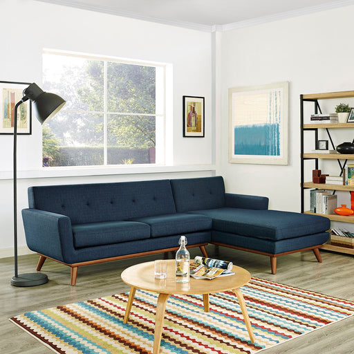 Engage Right-Facing Upholstered Fabric Sectional Sofa by Modway - front view