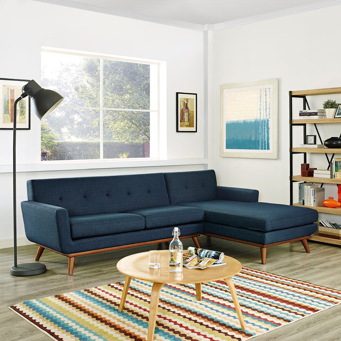 Engage Right-Facing Upholstered Fabric Sectional Sofa by Modway - front view