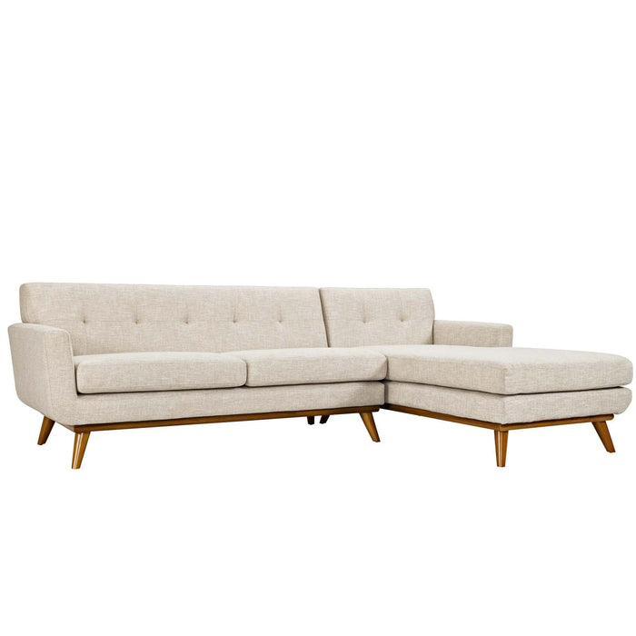 Engage Right-Facing Upholstered Fabric Sectional Sofa by Modway - alternate view