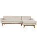 Engage Right-Facing Upholstered Fabric Sectional Sofa by Modway - top view