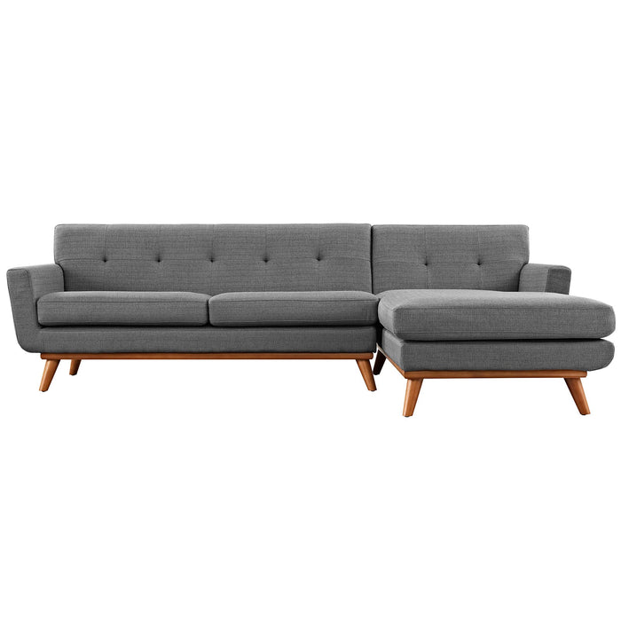 Engage Right-Facing Upholstered Fabric Sectional Sofa by Modway - view 16