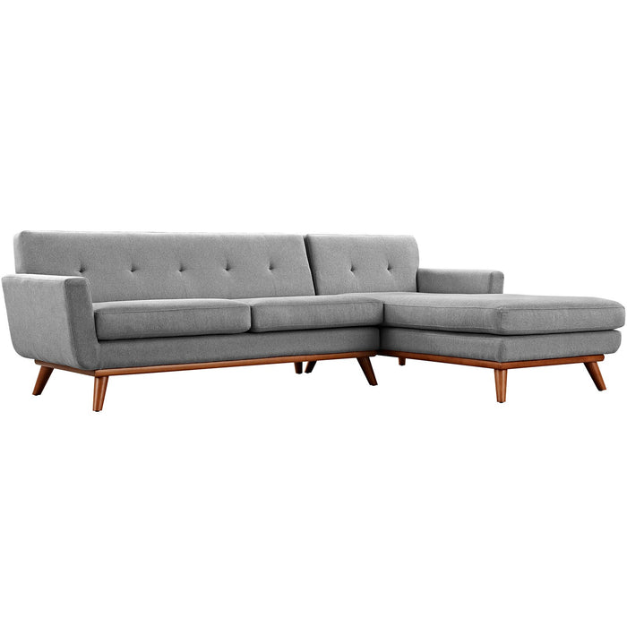 Engage Right-Facing Upholstered Fabric Sectional Sofa by Modway - view 17
