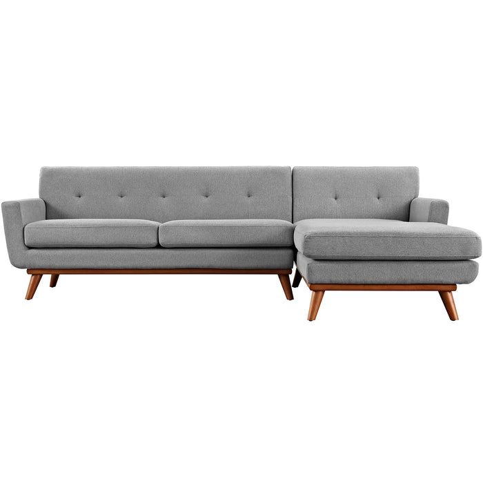 Engage Right-Facing Upholstered Fabric Sectional Sofa by Modway - view 21