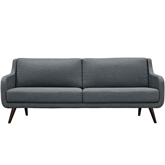 Verve Upholstered Fabric Sofa - in lifestyle setting