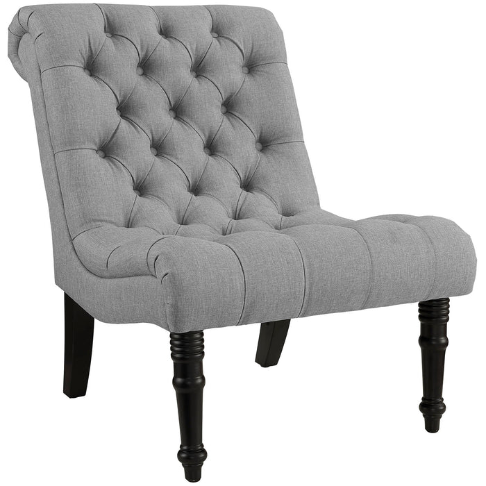 Modway Navigate Upholstered Fabric Lounge Chair Living Room Furniture - Lifestyle View
