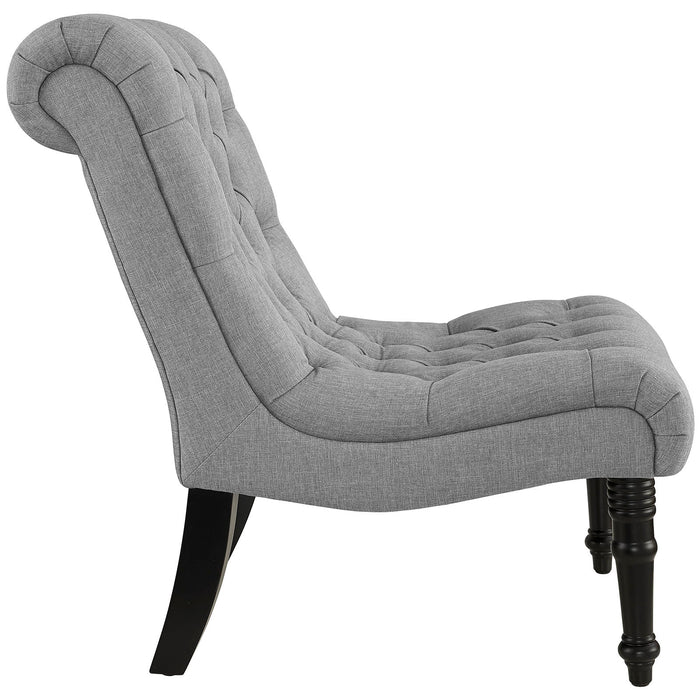 Modway Navigate Upholstered Fabric Lounge Chair Living Room Furniture - Dimensions