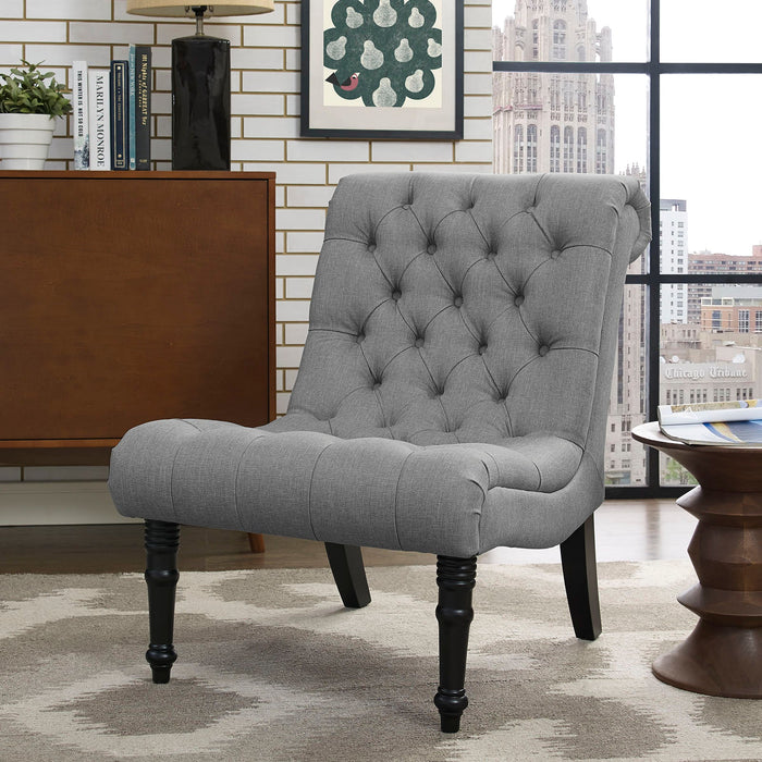 Modway Navigate Upholstered Fabric Lounge Chair Living Room Furniture - Close-Up