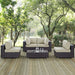 Convene 5 Piece Outdoor Patio Sectional Set by Modway - front view