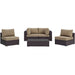 Convene 5 Piece Outdoor Patio Sectional Set by Modway - product label
