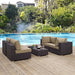 Convene 5 Piece Outdoor Patio Sectional Set by Modway - feature highlight