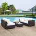Convene 5 Piece Outdoor Patio Sectional Set outdoor patio furniture set