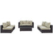 Convene 7 Piece Outdoor Patio Sectional Set by Modway - alternate view