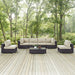 Convene 7 Piece Outdoor Patio Sectional Set by Modway - side view