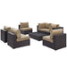 Convene 7 Piece Outdoor Patio Sectional Set by Modway - accessory view