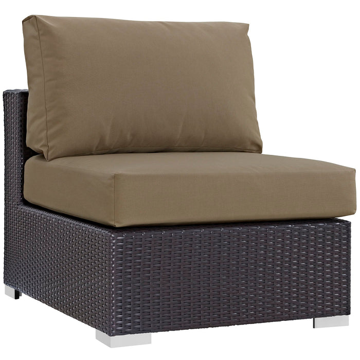 Convene 7 Piece Outdoor Patio Sectional Set by Modway - installation view