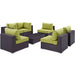 Convene 7 Piece Outdoor Patio Sectional Set by Modway - view 29