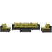 Convene 7 Piece Outdoor Patio Sectional Set outdoor patio furniture set lifestyle shot