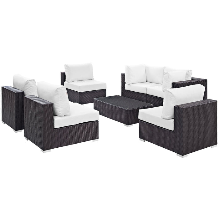 Convene 7 Piece Outdoor Patio Sectional Set outdoor patio furniture set
