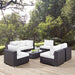 Convene 7 Piece Outdoor Patio Sectional Set outdoor patio furniture set seating detail
