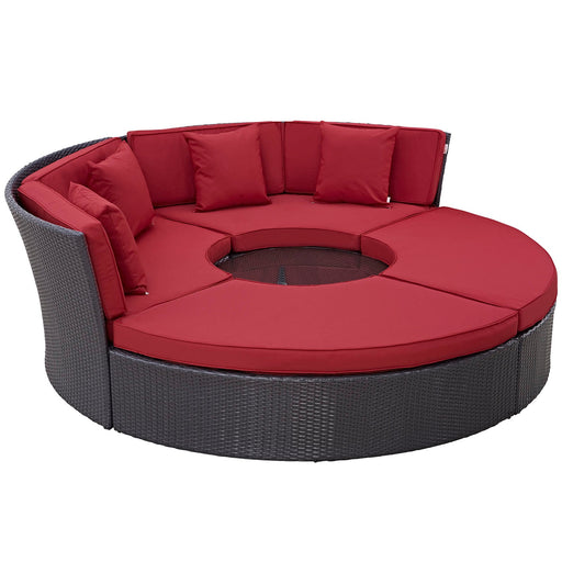 Modway Convene Circular Outdoor Patio Daybed Set Bedroom Furniture - View 27