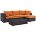 Convene 5 Piece Outdoor Patio Sectional Set by Modway - view 30