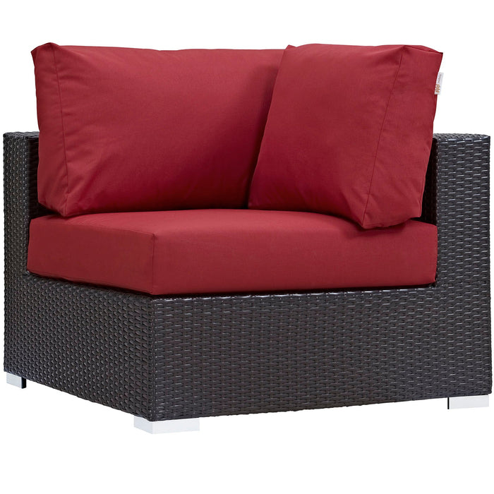 Convene 5 Piece Outdoor Patio Sectional Set outdoor patio furniture set