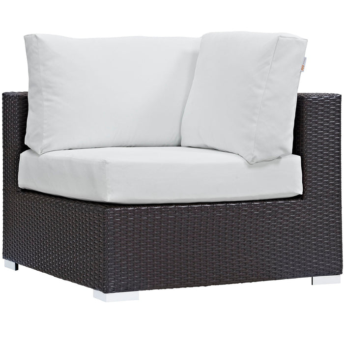 Convene 5 Piece Outdoor Patio Sectional Set outdoor patio furniture set