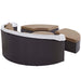Convene Wicker Rattan Outdoor Patio Canopy Sectional Daybed by Modway - alternate view