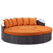 Convene Wicker Rattan Outdoor Patio Canopy Sectional Daybed by Modway - accessory view
