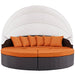 Convene Wicker Rattan Outdoor Patio Canopy Sectional Daybed by Modway - product label