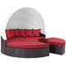 Convene Wicker Rattan Outdoor Patio Canopy Sectional Daybed by Modway - view 18
