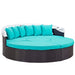 Convene Wicker Rattan Outdoor Patio Canopy Sectional Daybed by Modway - view 30