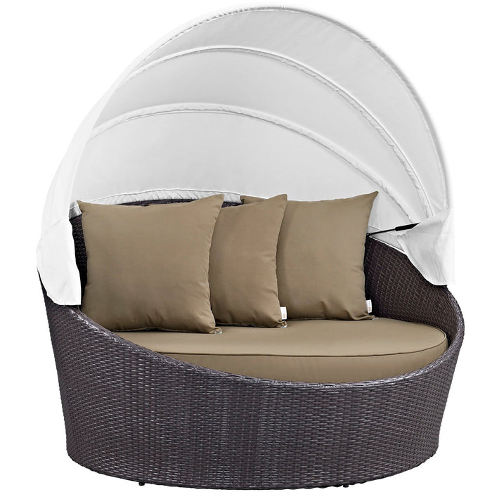 Convene Canopy Outdoor Patio Daybed - alternate angle view