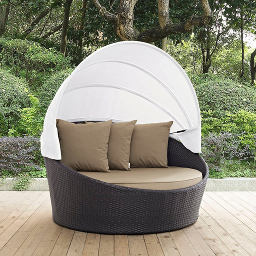 Convene Canopy Outdoor Patio Daybed - Modway \outdoor\chaise lounges