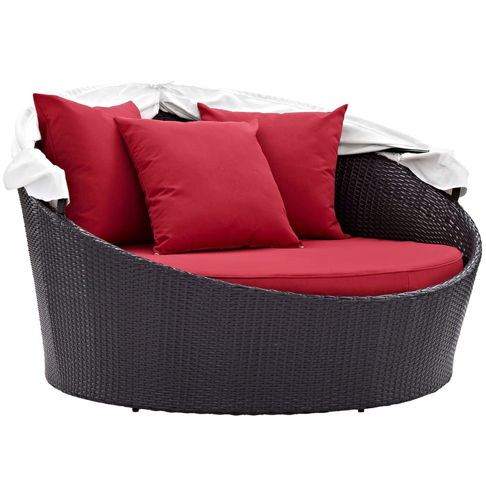 Convene Canopy Outdoor Patio Daybed - view 11