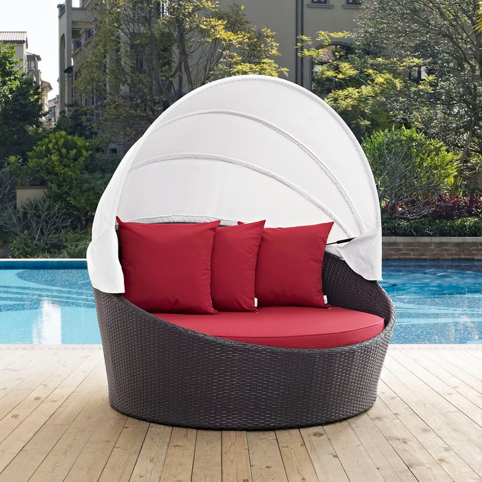 Convene Canopy Outdoor Patio Daybed - view 9